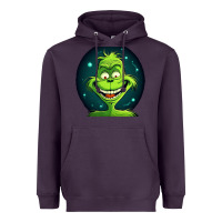 Plum Grinch Heavyweight Hoodie - Unal Design