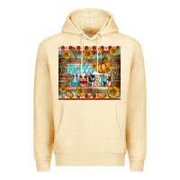 Pina Colada hello pumpkin tumbler Premium Hoodie - BundleAndBundleShop