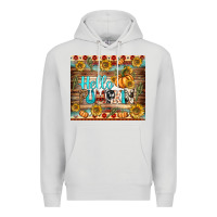 Dove Grey hello pumpkin tumbler Premium Hoodie - BundleAndBundleShop