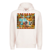 Pale Pink hello pumpkin tumbler Premium Hoodie - BundleAndBundleShop
