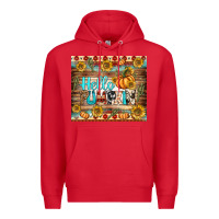 Red hello pumpkin tumbler Premium Hoodie - BundleAndBundleShop