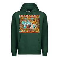 Sports Green hello pumpkin tumbler Premium Hoodie - BundleAndBundleShop
