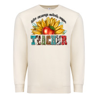 Sandshell teacher with sunflower Premium Sweatshirt - texasbilliewilder