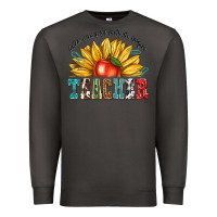 Smoke teacher with sunflower Premium Sweatshirt - texasbilliewilder