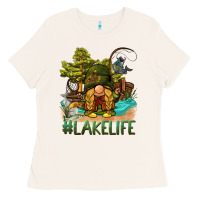 Bone lake life gnome Ladies Tee - BarkalooDesign