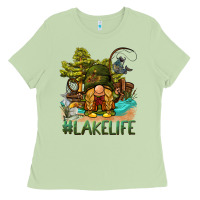 Matcha lake life gnome Ladies Tee - BarkalooDesign