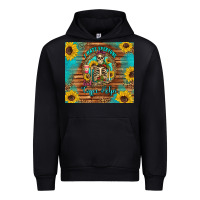 Black i hate everyone but coffee helps western skeleton coffee sunflowers Urban Hoodie - Artiststas