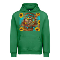 Emerald i hate everyone but coffee helps western skeleton coffee sunflowers Urban Hoodie - Artiststas