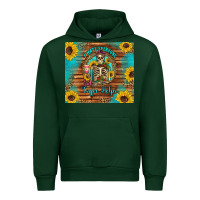 Forest Green i hate everyone but coffee helps western skeleton coffee sunflowers Urban Hoodie - Artiststas