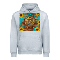 Heather Grey i hate everyone but coffee helps western skeleton coffee sunflowers Urban Hoodie - Artiststas
