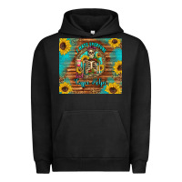 Pigment Black i hate everyone but coffee helps western skeleton coffee sunflowers Urban Hoodie - Artiststas