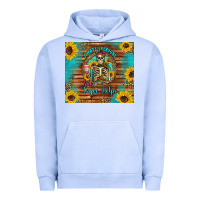 Pigment Grape Ice i hate everyone but coffee helps western skeleton coffee sunflowers Urban Hoodie - Artiststas
