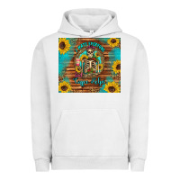 Pigment Lunar Rock i hate everyone but coffee helps western skeleton coffee sunflowers Urban Hoodie - Artiststas
