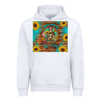 White i hate everyone but coffee helps western skeleton coffee sunflowers Urban Hoodie - Artiststas