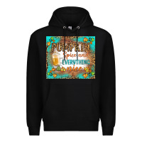 Black pumpkin spice and everything nice Premium Hoodie - BundleAndBundleShop