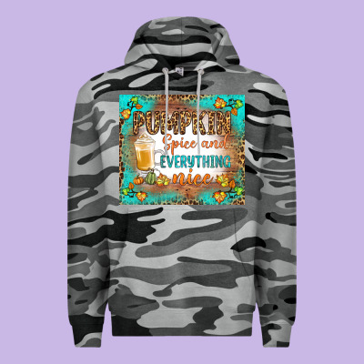 Pumpkin Spice And Everything Nice Premium Hoodie Designed By Bundleandbundleshop