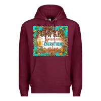 Burgundy pumpkin spice and everything nice Premium Hoodie - BundleAndBundleShop