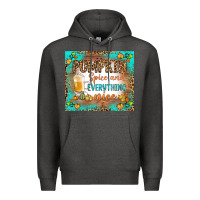 Charcoal Heather pumpkin spice and everything nice Premium Hoodie - BundleAndBundleShop