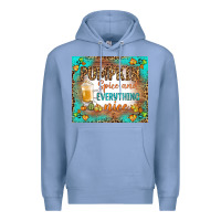 Colony Blue pumpkin spice and everything nice Premium Hoodie - BundleAndBundleShop