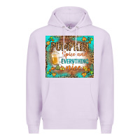 Lilac pumpkin spice and everything nice Premium Hoodie - BundleAndBundleShop