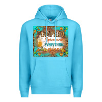Ocean Blue pumpkin spice and everything nice Premium Hoodie - BundleAndBundleShop