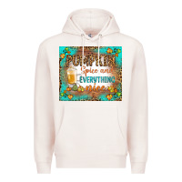 Pale Pink pumpkin spice and everything nice Premium Hoodie - BundleAndBundleShop