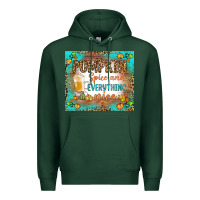 Sports Green pumpkin spice and everything nice Premium Hoodie - BundleAndBundleShop