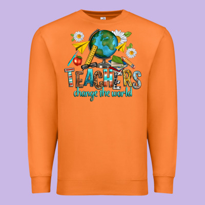 Premium Sweatshirt teachers change the world