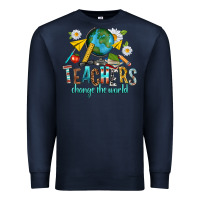Navy teachers change the world Premium Sweatshirt - texasbilliewilder