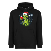 Black Grinch Heavyweight Hoodie - Unal Design