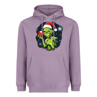 Lavender Grinch Heavyweight Hoodie - Unal Design