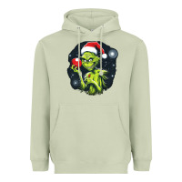 Matcha Grinch Heavyweight Hoodie - Unal Design