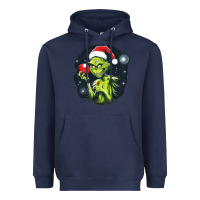 Navy Grinch Heavyweight Hoodie - Unal Design