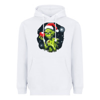 White Grinch Heavyweight Hoodie - Unal Design