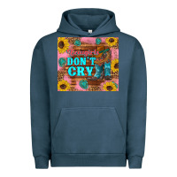 Pigment Midnight Navy cowgirls don't crty boots hat sunflowers tumbler Urban Hoodie - Artiststas