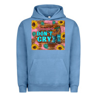 Pigment Pebble Blue cowgirls don't crty boots hat sunflowers tumbler Urban Hoodie - Artiststas