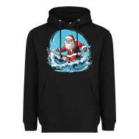 Black happy santa Heavyweight Hoodie - Unal Design