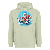 Matcha happy santa Heavyweight Hoodie - Unal Design