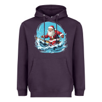 Plum happy santa Heavyweight Hoodie - Unal Design