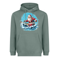 Sage happy santa Heavyweight Hoodie - Unal Design