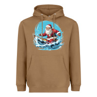 Toasted Coconut happy santa Heavyweight Hoodie - Unal Design