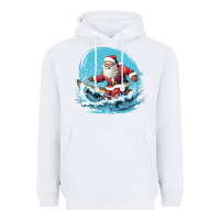 White happy santa Heavyweight Hoodie - Unal Design