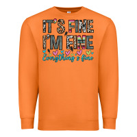 Carrot it s fine i m fine everything s fine Premium Sweatshirt - Zillion Design Studio