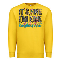 Lemon it s fine i m fine everything s fine Premium Sweatshirt - Zillion Design Studio