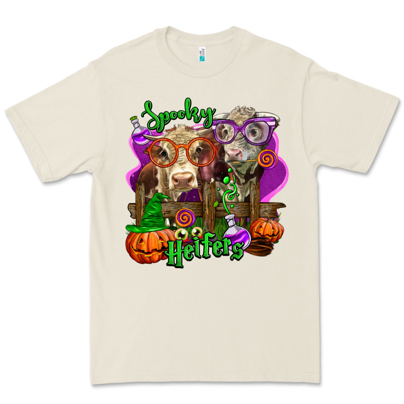 Spooky Halloween Cows Premium Tee by LillyAllenDesigns | Teevron