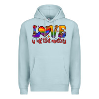 Blue Mist love is all that matters Premium Hoodie - JahusDesignShop