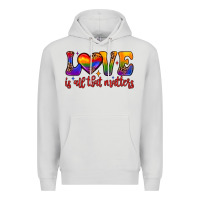 Dove Grey love is all that matters Premium Hoodie - JahusDesignShop