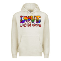 Oatmeal Heather love is all that matters Premium Hoodie - JahusDesignShop