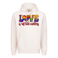 Pale Pink love is all that matters Premium Hoodie - JahusDesignShop