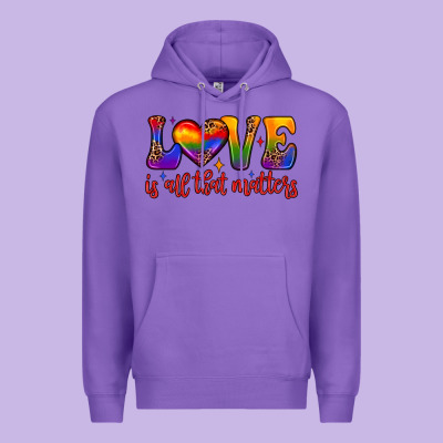Love Is All That Matters Premium Hoodie Designed By Jahusdesignshop